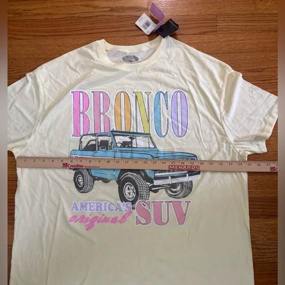 Ford Motor Company Tshirt Adult XL Bronco SUV Graphic Tee Grayson Threads New - Picture 4 of 5